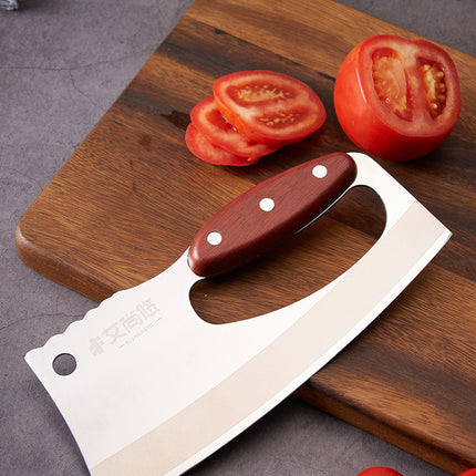 Wood Grain Handle Kitchen Knife Kitchen Supplies