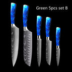 Green 5pcs set B