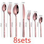 Rose Gold / 7PCS 8sets