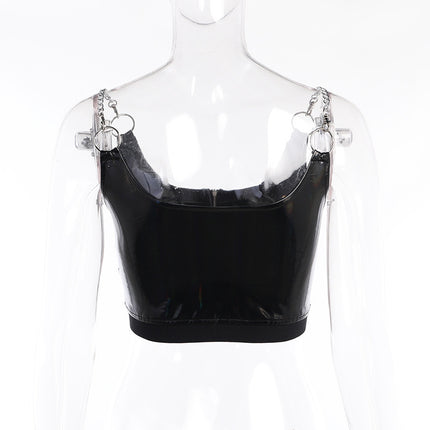 Deep V Umbilical Small Strap Chest