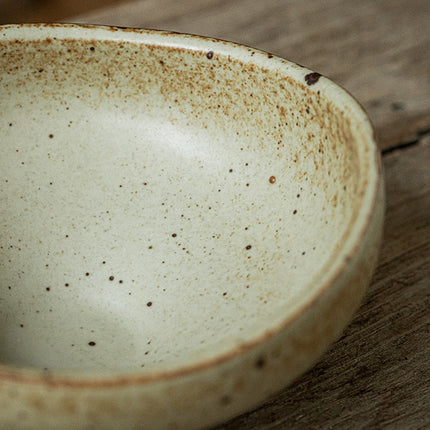 5-inch Handmade Stoneware Salad Bowl Restaurant