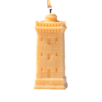 Silicone Mold For Candles In European Style Square Building Lighthouses