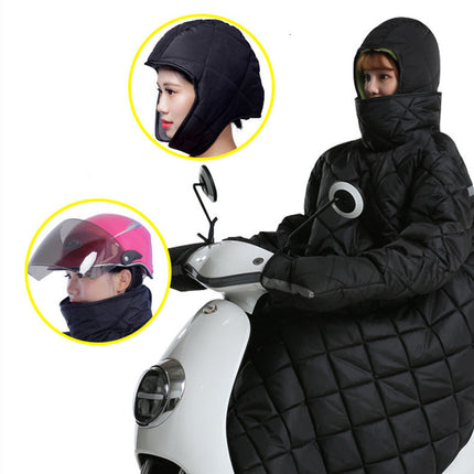 Waterproof Padded And Warm Windbreaker With Handle