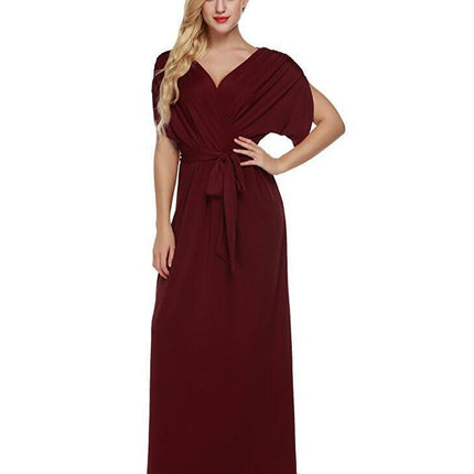 4XL Big Size Dress Elegant Women Long Dresses Summer Dresses