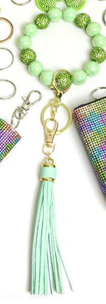 Silicone Beads Key Pendants Bracelet