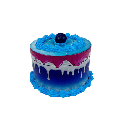 Zinc Alloy Birthday Cake Shape Smoke Eliminator Creative Household Tobacco Spice Grinder