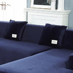 Dark Blue two pillowcases / 45x45cm