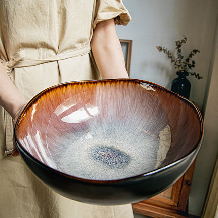 95 Inch Ceramic Irregular Soup Bowl