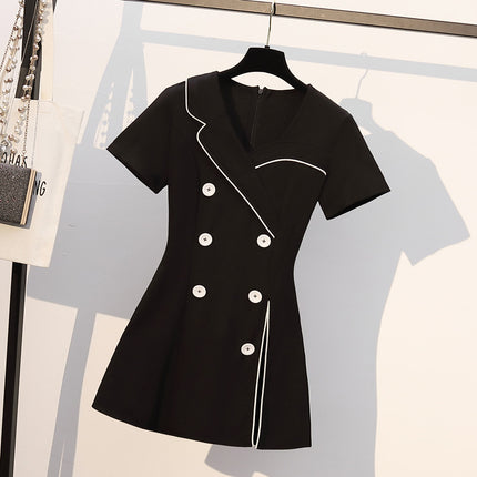 Summer Waist Cover Belly Dress Plus Size Women's Two-Piece Suit