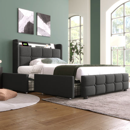 Einzelbett Aus Holz Ohne Matratze  Size  90cmx200cm