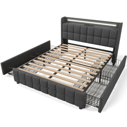 Doppelbett Aus Holz Ohne Matratze  Size 160cmx200cm