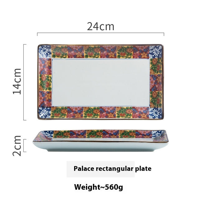 Creative Salad Vintage Ceramic Sushi Plate
