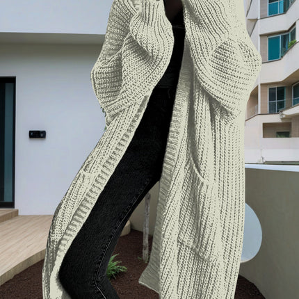 Autumn And Winter Long Sweater Women's Loose All-matching Base Long-sleeved Knitted Cardigan