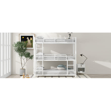 Triple Bunk Bed In Metal